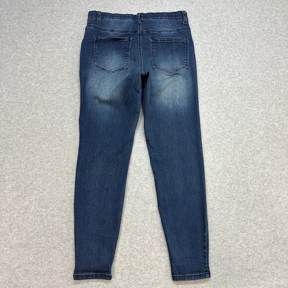 Grace & Lace Shaper Jeggings WMNS 14 Medium Wash Denim Skinny Mid Rise Stretchy - Picture 4 of 11
